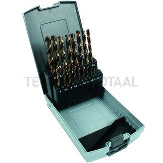 GRANIT HSS-CO twist drill bit set 19 pcs.