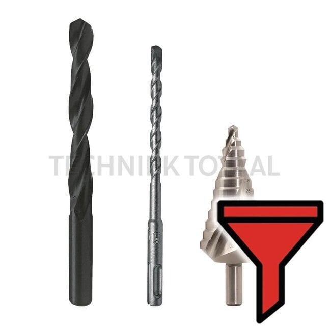 GRANIT Jeu de forets spiralés HS-Co DIN338 - 76015R019