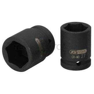 KS Tools 3/4" hexagon impact socket, short, 65 mm