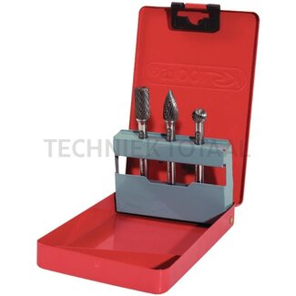 KS Tools HM freesstiften-set in plaatstalen casse 3-teilig