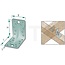 GRANIT Angled connector mit Steg
