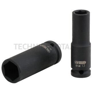 KS Tools 1/2" hexagon impact socket, long, 26 mm