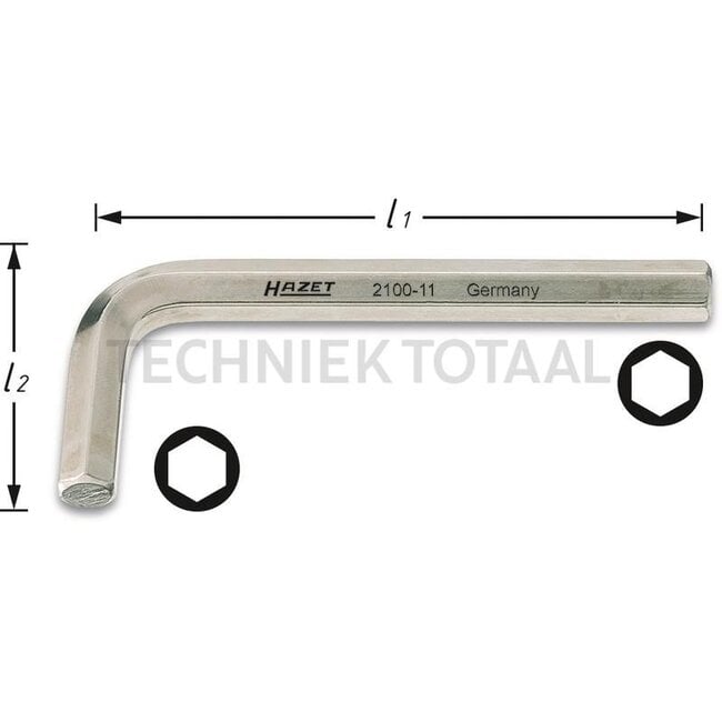 Hazet Key - 2100-12 - 2100-12