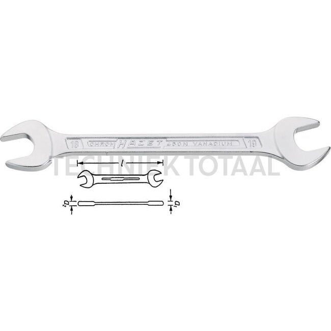 Hazet Double open-ended spanner - 450N-14X15 - 450N-14X15