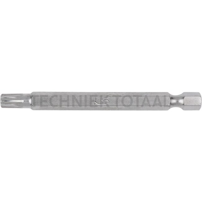 KS Tools 1/4" CLASSIC Bit voor TX-schroeven, 75mm, T10 - 7889117551, 911.7551 | Omschrijving: Torx