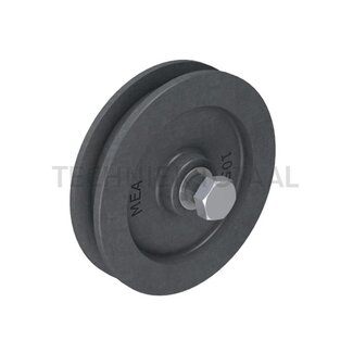 Reserve schuifdeurrol 150 kg - Ø140 mm