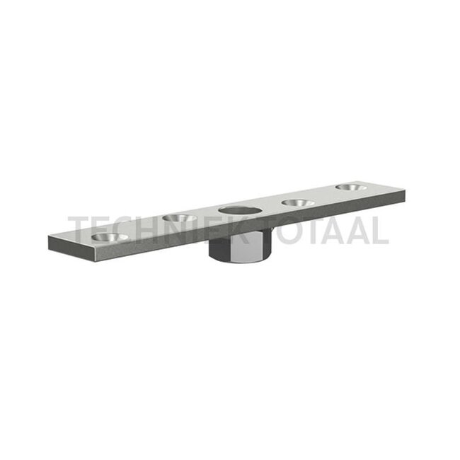 Supporting flange M12, 180 x 30 mm, d1 7 mm, galvanized