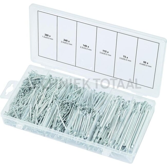 KS Tools Sortiment Splinte, 1000-tlg. - 970.0330 - Referentienr.: 970.0330