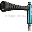 Hazet Turbo blaaspistool - Werkdruk 12 bar, Voor slang binnen-Ø 10 mm, Draad: 12,91 mm 12,91 mm 1/4" - 12293921, 9040T-1 | Werkdruk: 12 bar