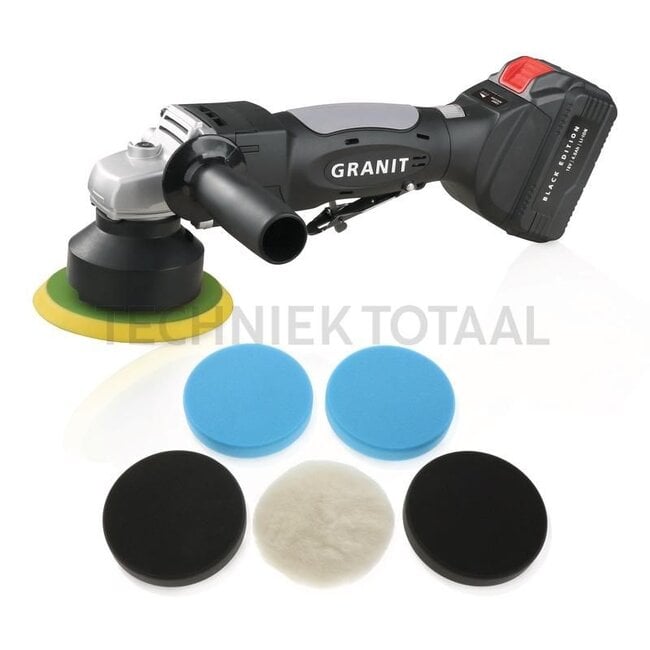 GRANIT BLACK EDITION Cordless polisher set