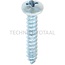 GRANIT Self-tapping pan head screw 2.9x9.5 - 100 pcs.