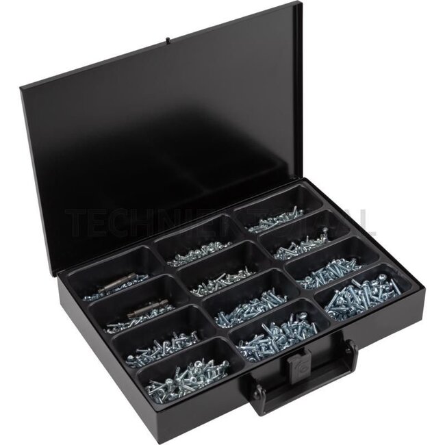 GRANIT BLACK EDITION Drilling screw assortment DH-Drive 600 pcs.