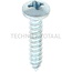 GRANIT Self-tapping pan head screw 3.9x19 - 100 pcs.