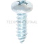 GRANIT Self-tapping pan head screw 4.8x16 - 100 pcs.