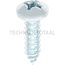 GRANIT Self-tapping pan head screw 5.5x19 - 100 pcs.