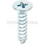 GRANIT Self-tapping countersunk screw 2.9x13 - 100 pcs.