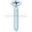 GRANIT Self-tapping countersunk screw 4.2x25 - 100 pcs.