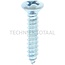 GRANIT Raised countersunk tapping screw 3.5x19 - 100 pcs.