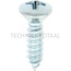 GRANIT Raised countersunk tapping screw 4.2x16 - 100 pcs.