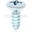 GRANIT Raised countersunk tapping screw 5.5x16 - 100 pcs.