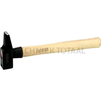 KS Tools Fitter's hammer, French form with ash ha 400 g, with ash handle