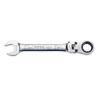 KS Tools GEARplus® schanier ringratel-steeksleutel, vergrendelbaar, 17 mm 17 mm