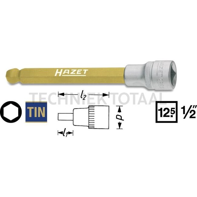 Hazet Screwdriver socket - 986KK-8 - 986KK-8