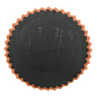 Tube patches No. 5 black edge - 10 pcs.