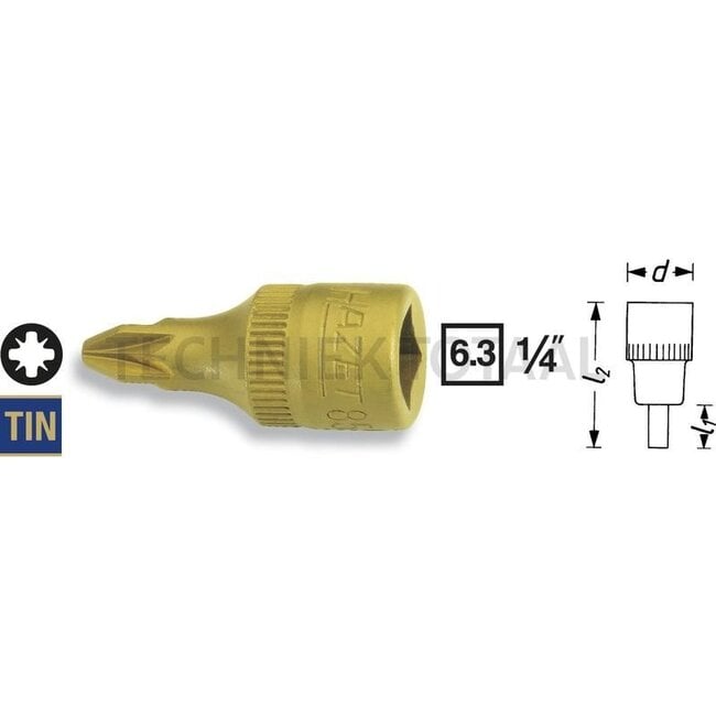 Hazet Screwdriver socket - 8507-PZ2 - 8507-PZ2