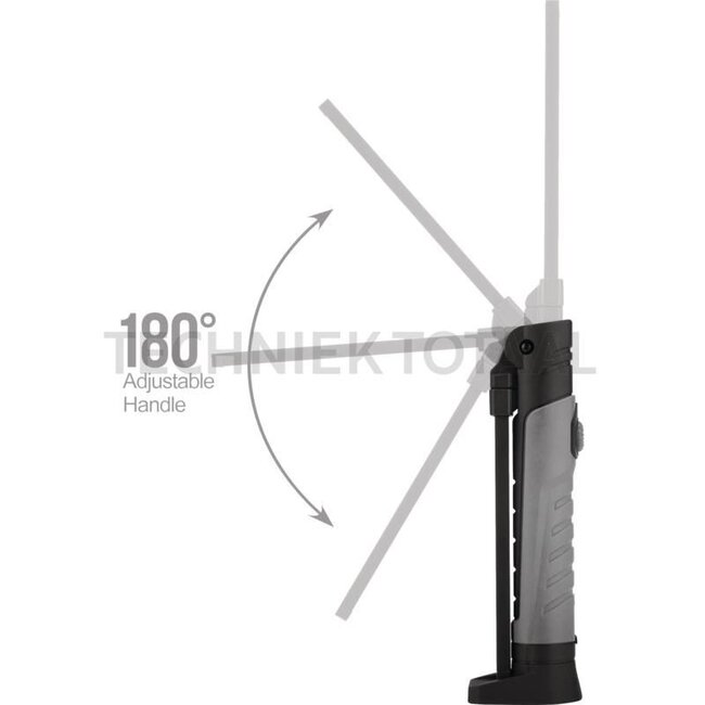 GRANIT BLACK EDITION Batterie LED-Inspektionslampe BEX 700, 70-700 lumen, 3,7 V, IP54