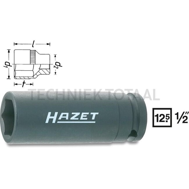 Hazet Hexagon impact socket wrench insert - 900SLG-19 - 900SLG-19