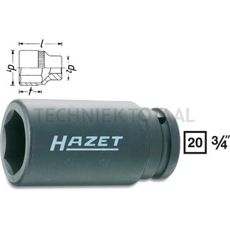 Hazet Hexagon impact socket wrench insert