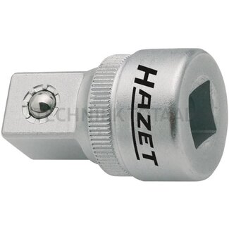 Hazet Adapter - Aandrijving: vierkant 10 mm 3/8”, Lengte 36 mm, Materiaal: chroom-vanadium