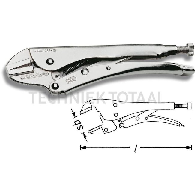 Hazet Grip pliers - 753-10 - 753-10