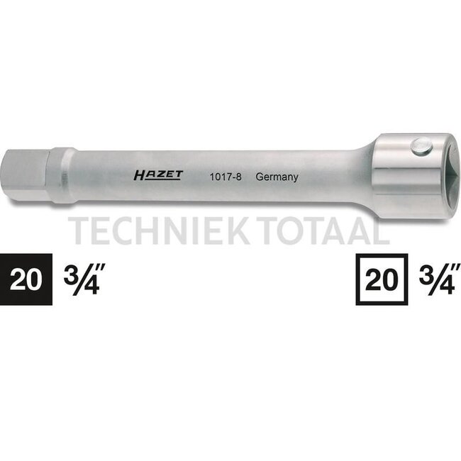 Hazet Extension 20 (3/4") - 1017-8 - 1017-8