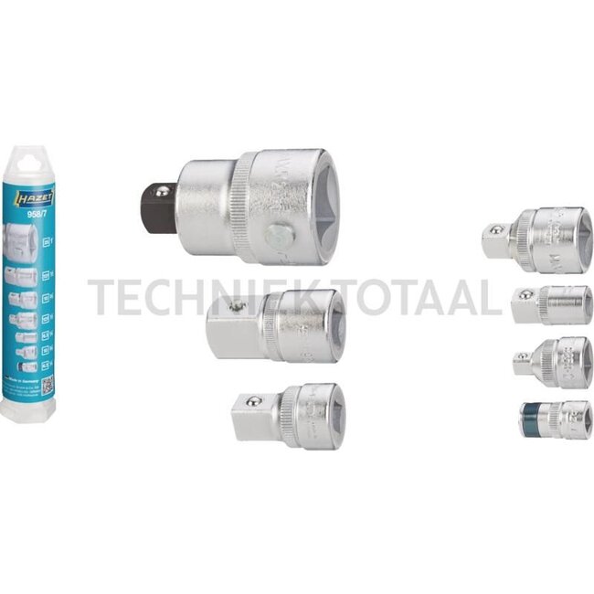 Hazet Adaptor set, 7 pcs. - 958/7 - 958/7