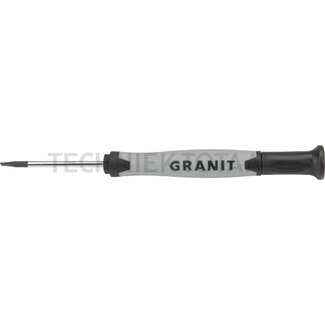 GRANIT BLACK EDITION Präzision-Schraubendreher Schlitz, 2 Komponenten