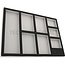 GRANIT BLACK EDITION Moduleset universeel zonder inhoud - Afmetingen 564 x 407 x 40 mm, Shop-artikel: Nee