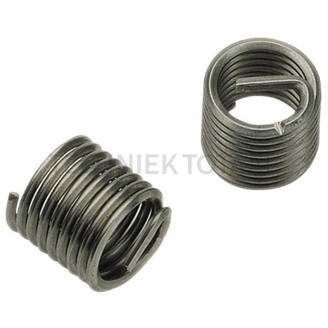 VÖLKEL Helicoil draadbus M6 x 1,0, 9 mm, boor-Ø 6,3 mm