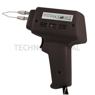 WELLER Elektrisch soldeerpistool met Schuko-stekker, 100 watt, 220V, verlichting - Professionele uitvoering