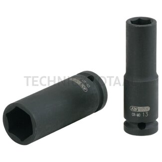 KS Tools 1/2" hexagon impact socket, long, 24 mm