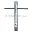 KS Tools CLASSIC pijpsleutel, 46 x 50 mm - 7885180886, 518.0886 | Omschrijving: 6-kant | DIN896 / ISO 2236 / ISO 1085 | mit Hohlschaft | matt satiniert