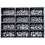 GRANIT BLACK EDITION Smeernippel-assortiment - 487SET31 | Omschrijving: H1 / H2 / H3, galvanisch verzinkt | Gesorteerd | Afmetingen: H 1-3 M6 - M10 | Koffer: 330 x 230 x 50 mm
