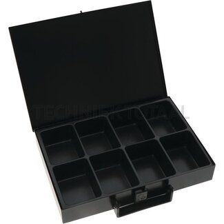 GRANIT BLACK EDITION BE metal box 8 compartments, not filled 8 compartments