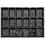 GRANIT BLACK EDITION Assortiment seegerringen binnen 15 x 1 tot 38 x 1,5 mm - 180 delig
