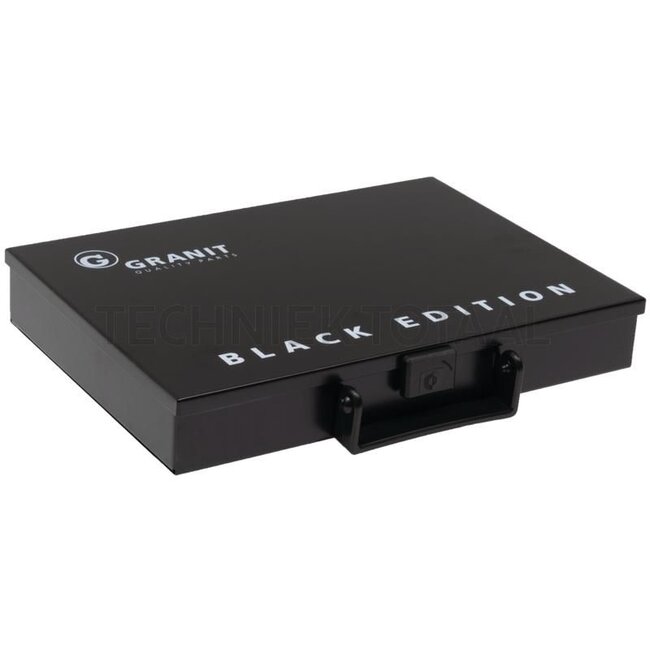 GRANIT BLACK EDITION BE metal box 12 compartments, not filled 12 compartments