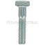 GRANIT Hexagon head bolt 5/16"x38.1 DIN 931 - 20262