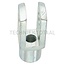 Gabelkopf - 48571752 G10X20 V, 00001835, 26916339, 410001835, 7335191, ZK | Ø D: 10 mm | Kartoninhalt: 10 | d3: 18 mm | DIN: 71752 | Gewinde: M10 | Güte: galvanisch verzinkt | Länge: 20 mm | d: 40 mm | g: 52 mm
