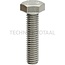 GRANIT Hexagon head bolt M6x25 DIN 933