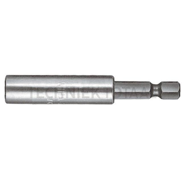 WIHA Universele bithouder, magnetisch - 76001894, 1894, 01894 | Grootte aandrijving (mm/inch): 1/4" | Lengte: 74 mm